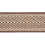 69968 | Nicholson Tape - Brown Schumacher Nicholson Tape trim in Brown (69968)
