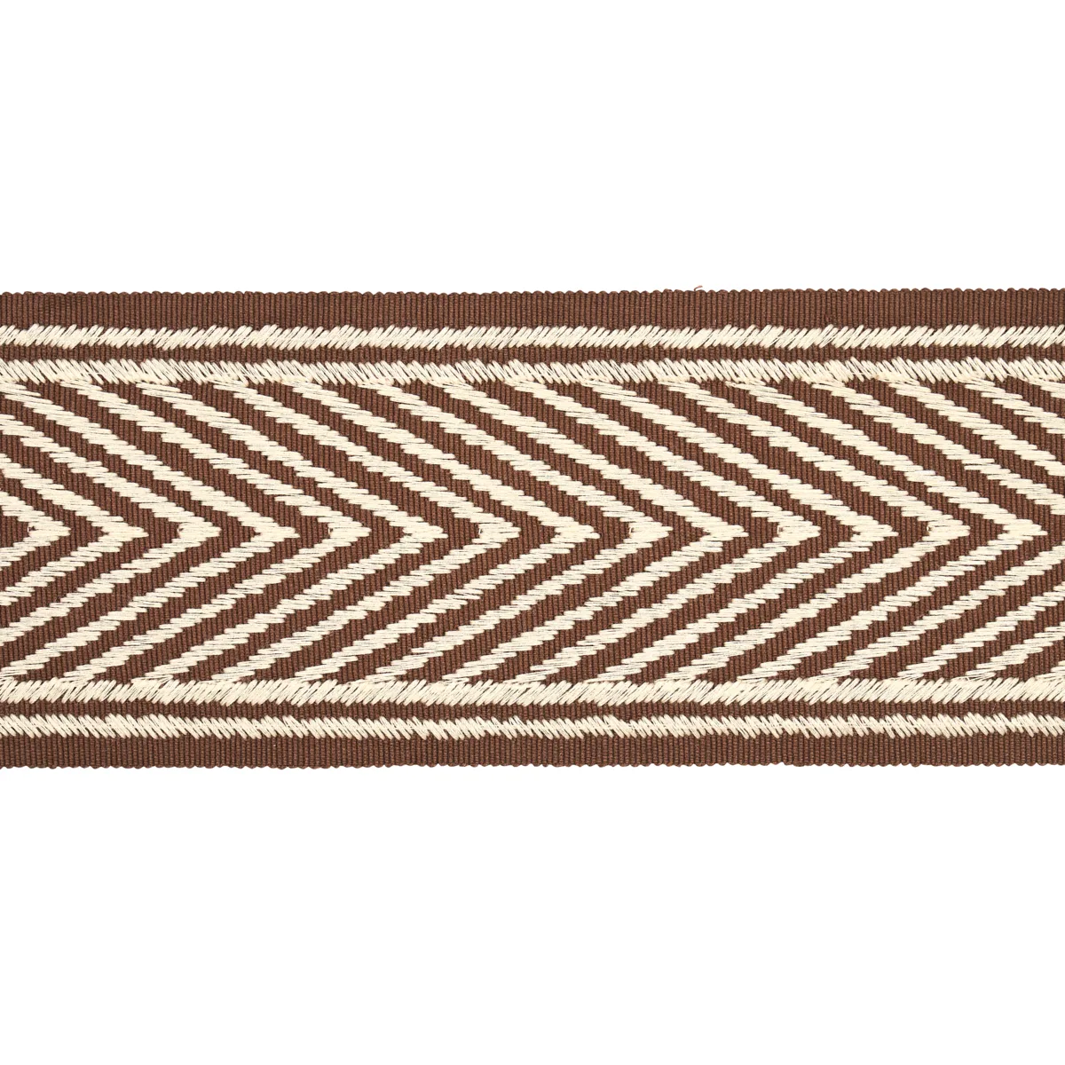 Schumacher Nicholson  Tape trim in Brown (69968)