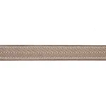 69968 | Nicholson Tape - Brown Schumacher Nicholson Tape trim in Brown (69968)