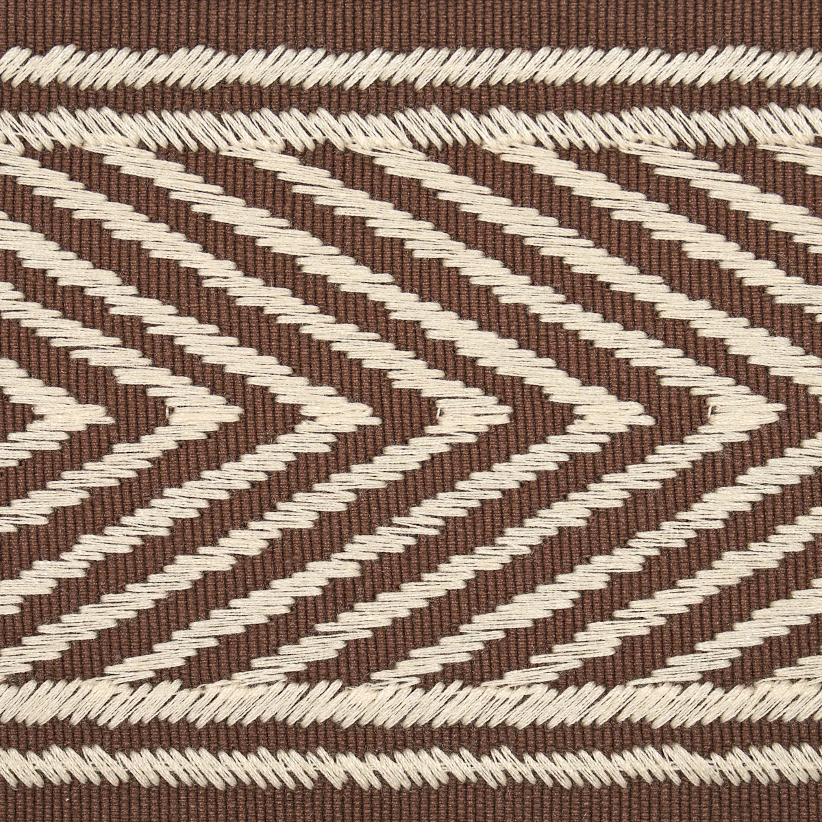 69968 | Nicholson Tape - Brown Schumacher Nicholson Tape trim in Brown (69968)