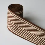 69968 | Nicholson Tape - Brown Schumacher Nicholson Tape trim in Brown (69968)