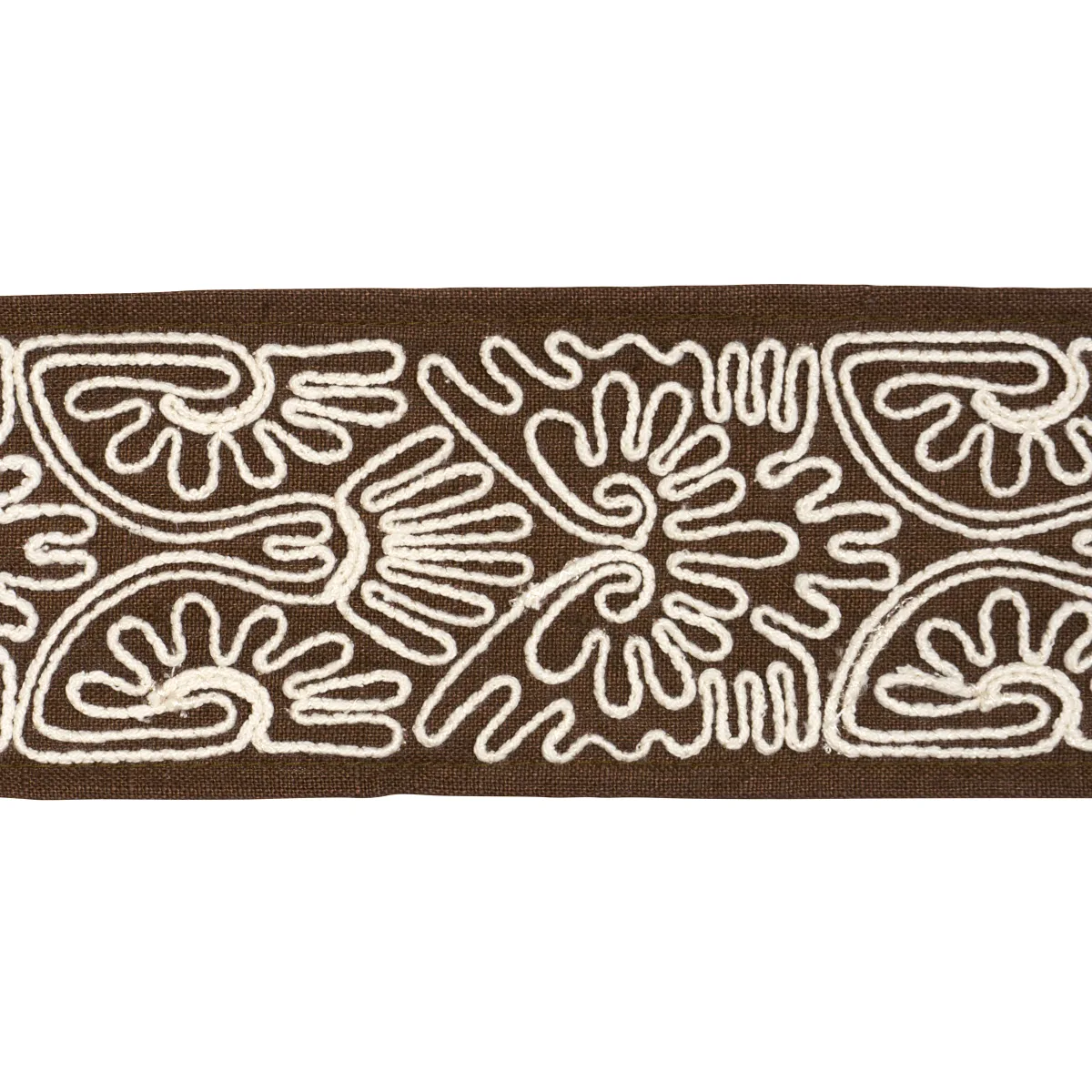Schumacher Nico Tape trim in Mocha (84761)