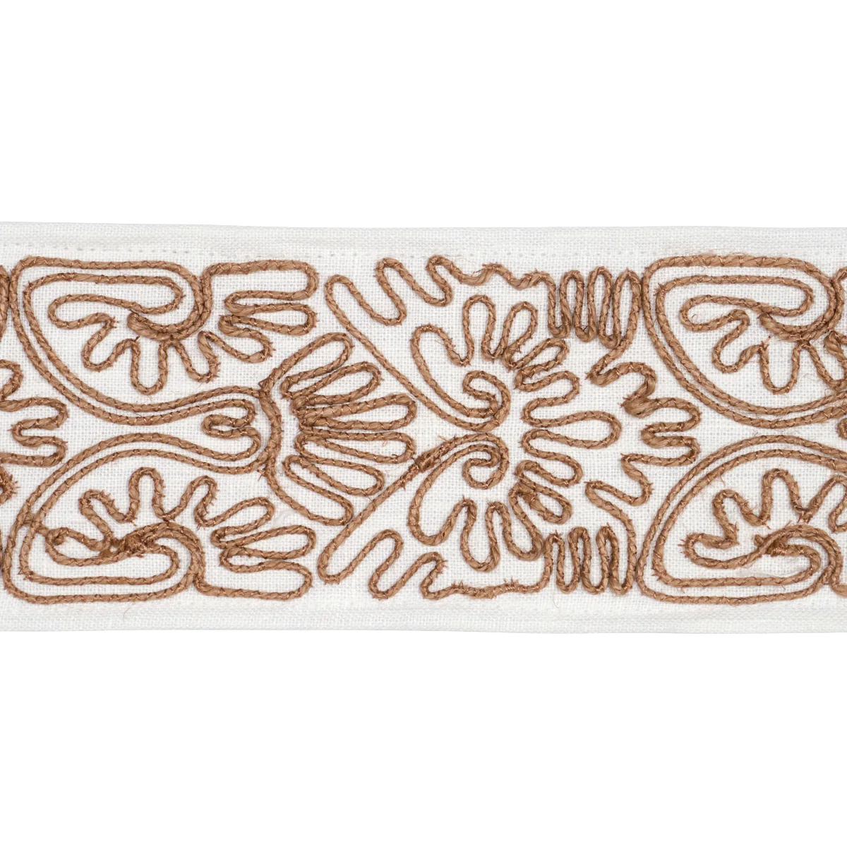 Schumacher Nico Tape trim in Natural (84760)