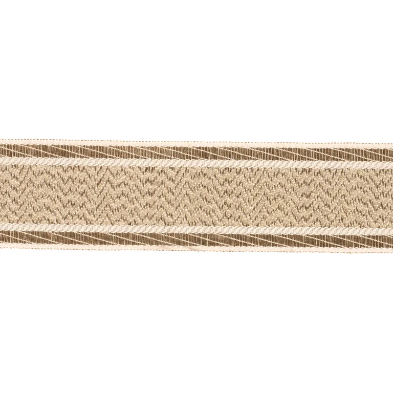 Schumacher Nightfall Skyline Tape trim in Antique Gold (86950)