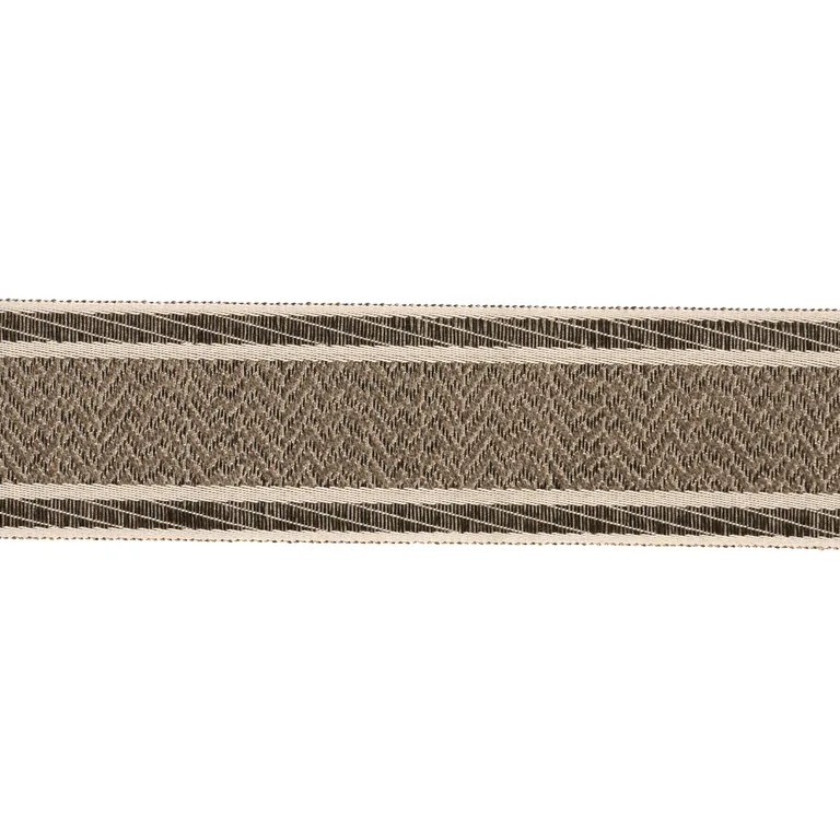 Schumacher Nightfall Skyline Tape trim in Metallic Brown (86951)