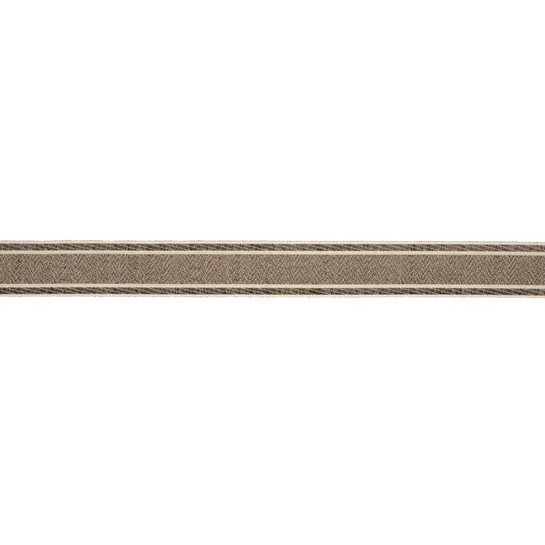 Schumacher Nightfall Skyline Tape trim in Metallic Brown (86951)