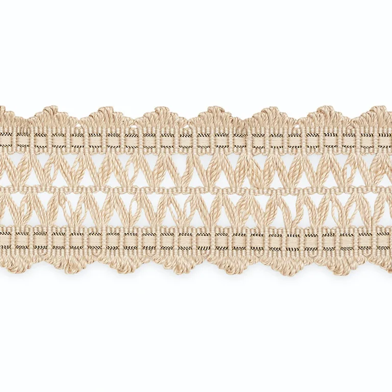 Schumacher Nikita Braid trim in Moonstone/Metallic (B181-6)