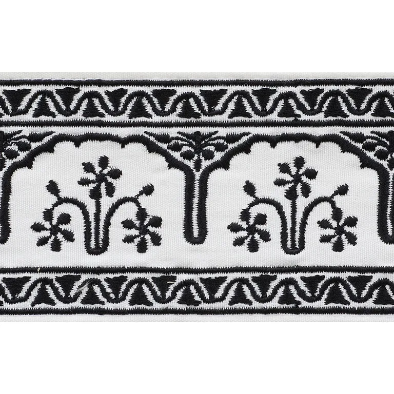 Schumacher Nikola Tape trim in Black (74194)