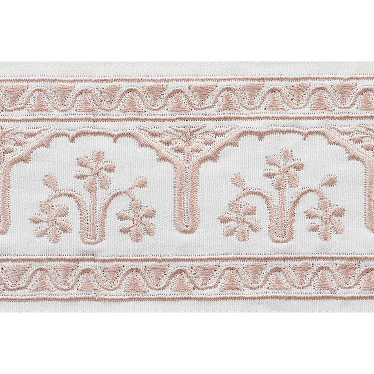 Schumacher Nikola Tape trim in Blush (74191)