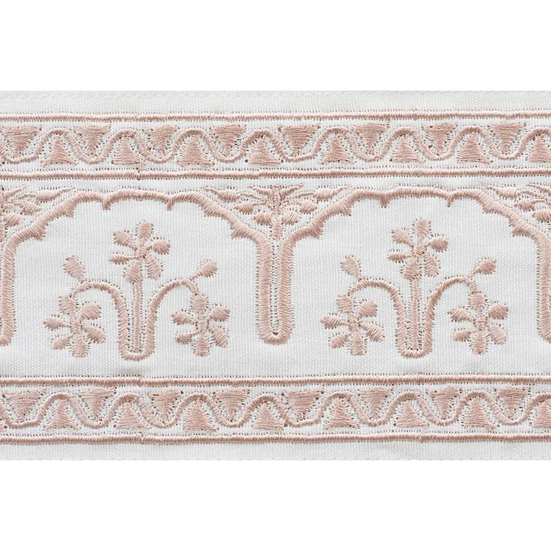 Schumacher Nikola Tape trim in Blush (74191)