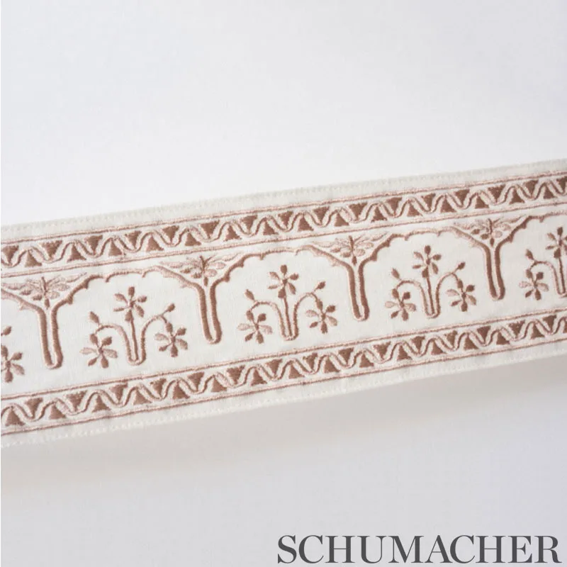Schumacher Nikola Tape trim in Blush (74191)