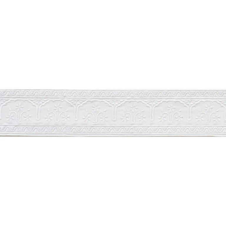 Schumacher Nikola Tape trim in Ivory (74190)