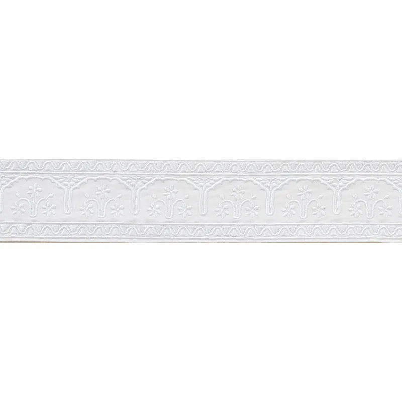 Schumacher Nikola Tape trim in Ivory (74190)
