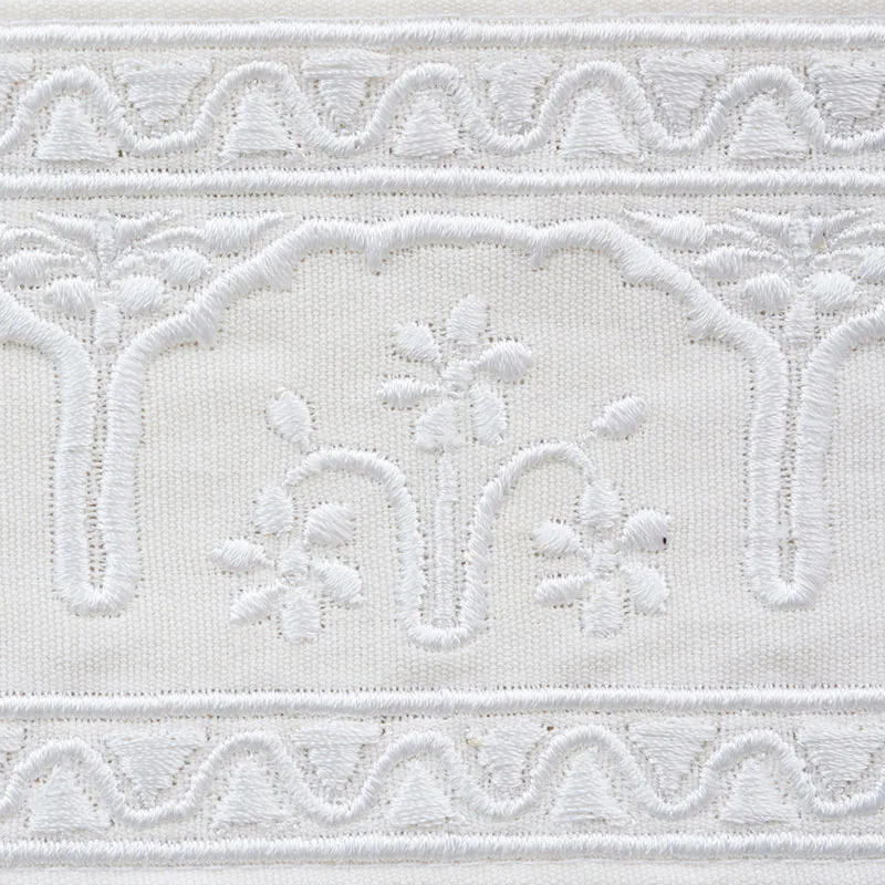 74190 | Nikola Tape - Ivory Schumacher Nikola Tape trim in Ivory (74190)