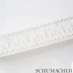 74190 | Nikola Tape - Ivory Schumacher Nikola Tape trim in Ivory (74190)