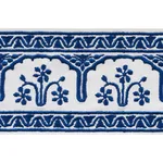 74193 | Nikola Tape - Sapphire Schumacher Nikola Tape trim in Sapphire (74193)