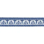 74193 | Nikola Tape - Sapphire Schumacher Nikola Tape trim in Sapphire (74193)