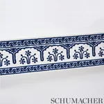 74193 | Nikola Tape - Sapphire Schumacher Nikola Tape trim in Sapphire (74193)