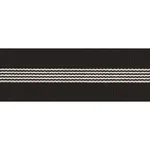 73643 | Nilsson Tape Indoor/Outdoor - Black Schumacher Nilsson Tape Indoor/Outdoor trim in Black (73643)