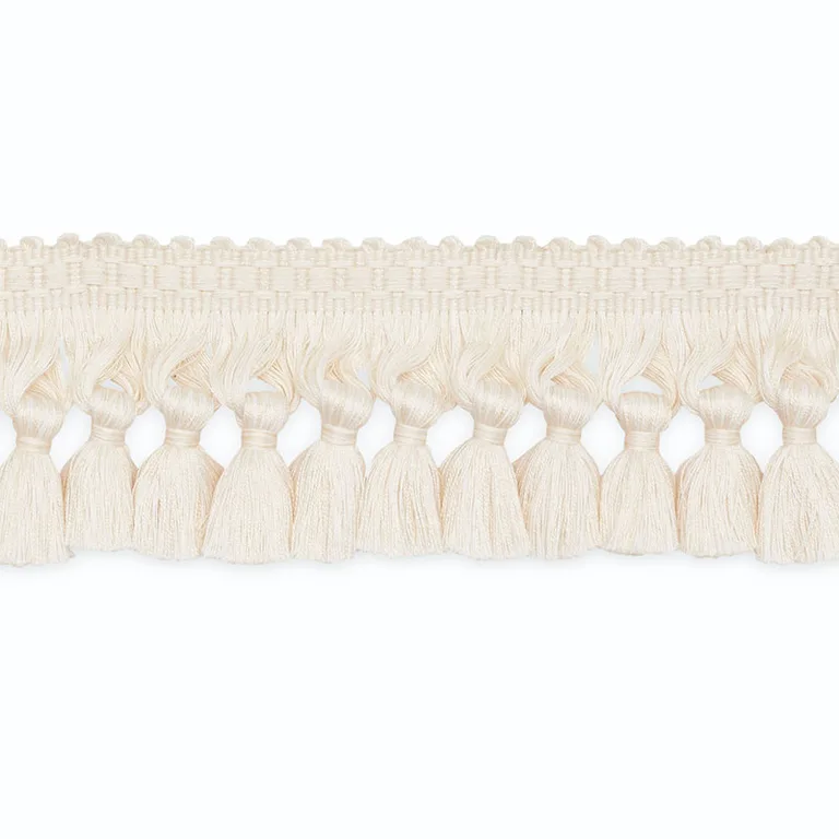 Schumacher Nina Tassel Fringe 2-1/4" trim in Natural - 2.25" (TF1058-1)