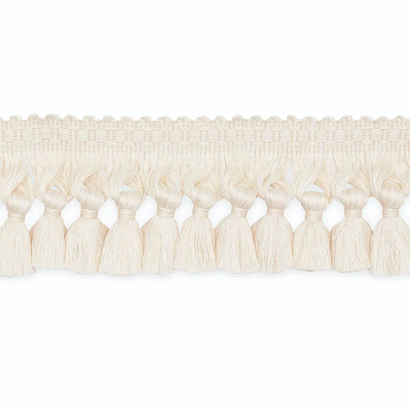Schumacher Nina Tassel Fringe 2-1/4" trim in Natural - 2.25" (TF1058-1)