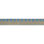 Schumacher Noelia Embroidered Tape trim in Cadet (74153)