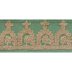 74151 | Noelia Embroidered Tape - Jade Schumacher Noelia Embroidered Tape trim in Jade (74151)