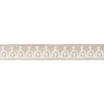 Schumacher Noelia Embroidered Tape trim in Natural (74159)