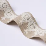 Schumacher Noelia Embroidered Tape trim in Natural (74159)