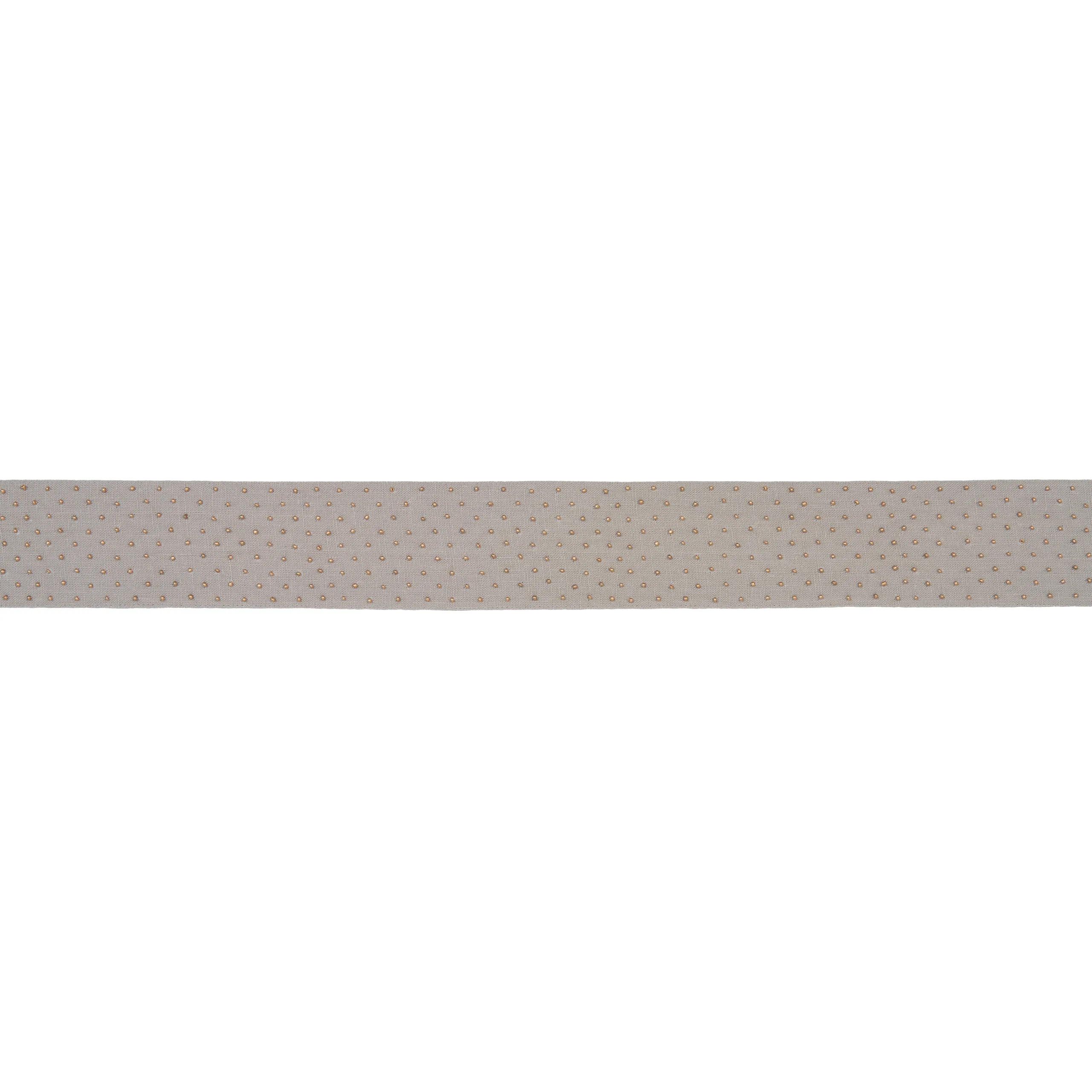 Schumacher Northern Lights Beaded Tape trim in Grey (70625)