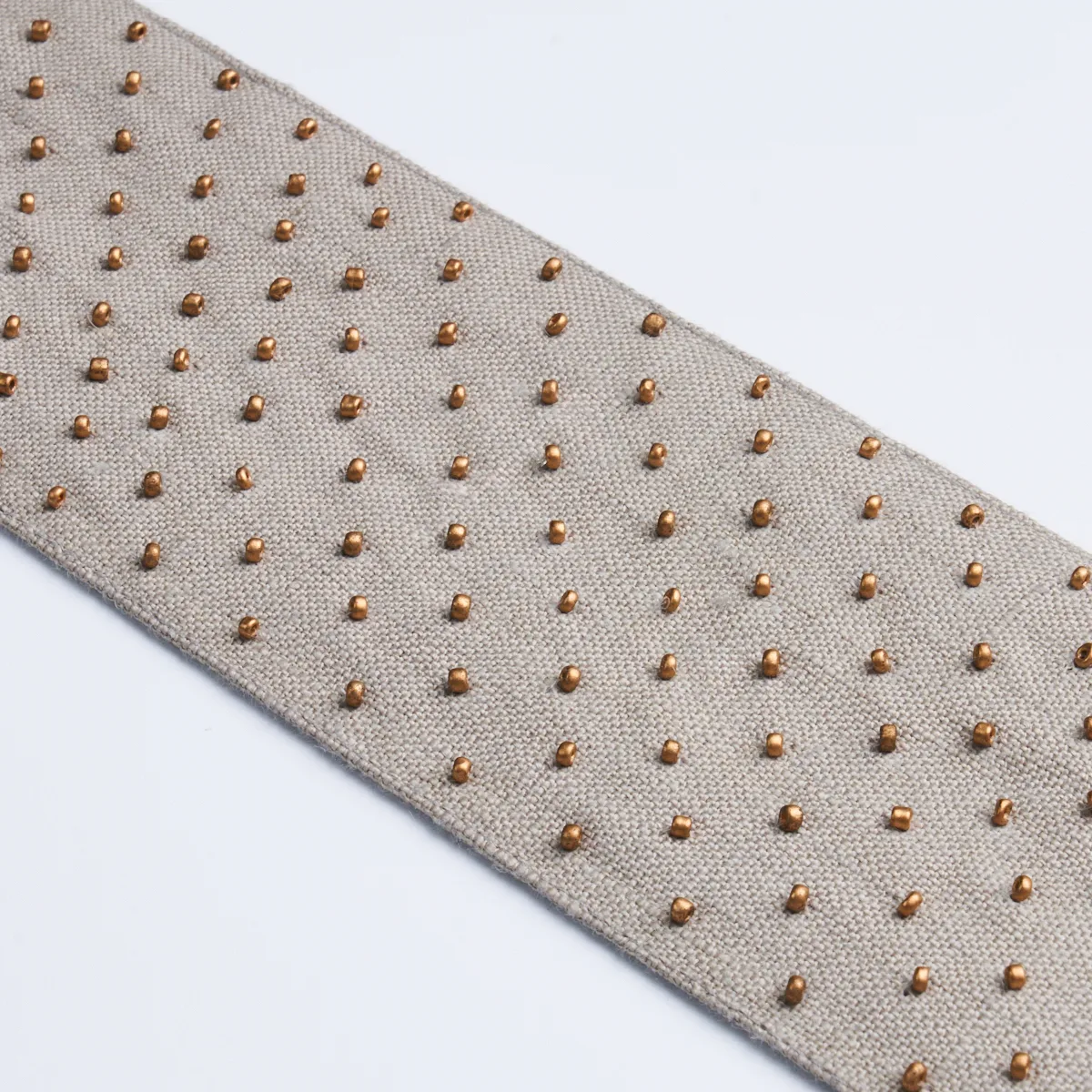 70625 | Northern Lights Beaded Tape - Grey Schumacher Northern Lights Beaded Tape trim in Grey (70625)