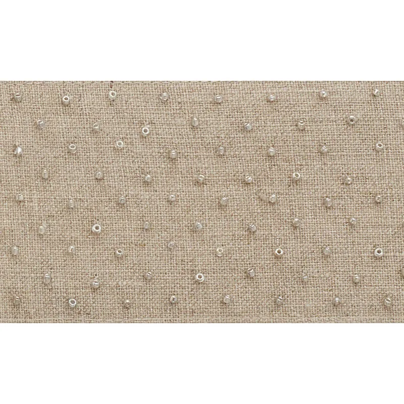 Schumacher Northern Lights Beaded Tape trim in Natural (70622)