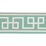 66161 | Octavius Tape - Aquamarine Schumacher Octavius Tape trim in Aquamarine (66161)