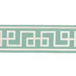 66161 | Octavius Tape - Aquamarine Schumacher Octavius Tape trim in Aquamarine (66161)
