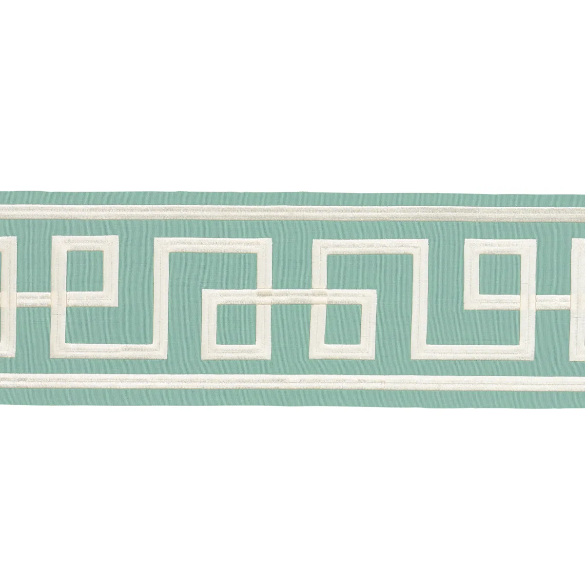 Schumacher Octavius Tape trim in Aquamarine (66161)