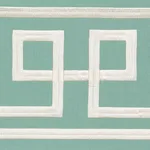 66161 | Octavius Tape - Aquamarine Schumacher Octavius Tape trim in Aquamarine (66161)