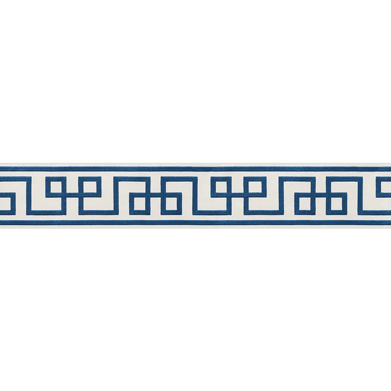 Schumacher Octavius Tape trim in Bleu (66165)