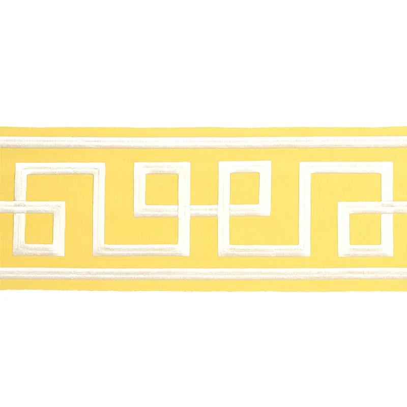 Schumacher Octavius Tape trim in Yellow (66169)