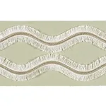 74335 | Ogee Embroidered Tape - Seaglass Schumacher Ogee Embroidered Tape trim in Seaglass (74335)