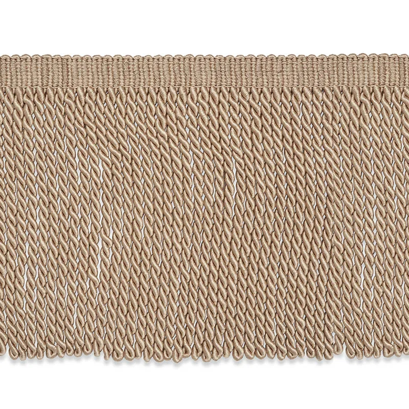 Schumacher Olivier Silk Bullion trim in Sand (74749)