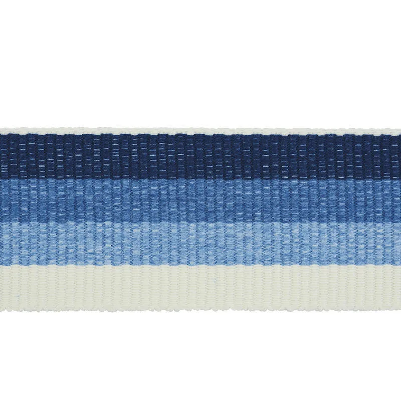 Schumacher Ombre Tape Indoor/Outdoor trim in Blue (79430)