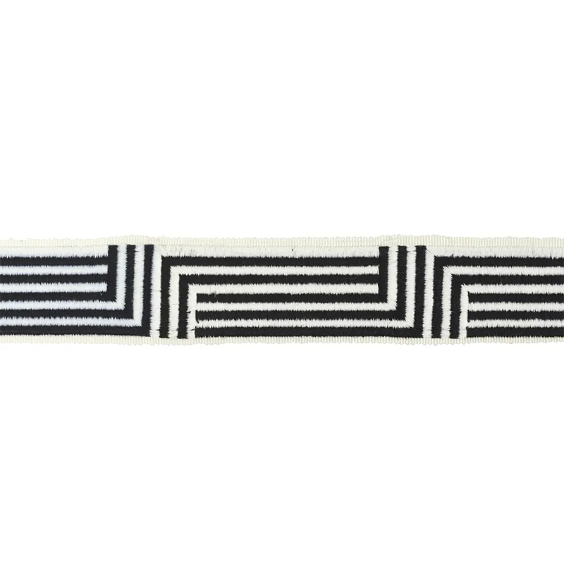 Schumacher Osilas Tape trim in Black (77471)