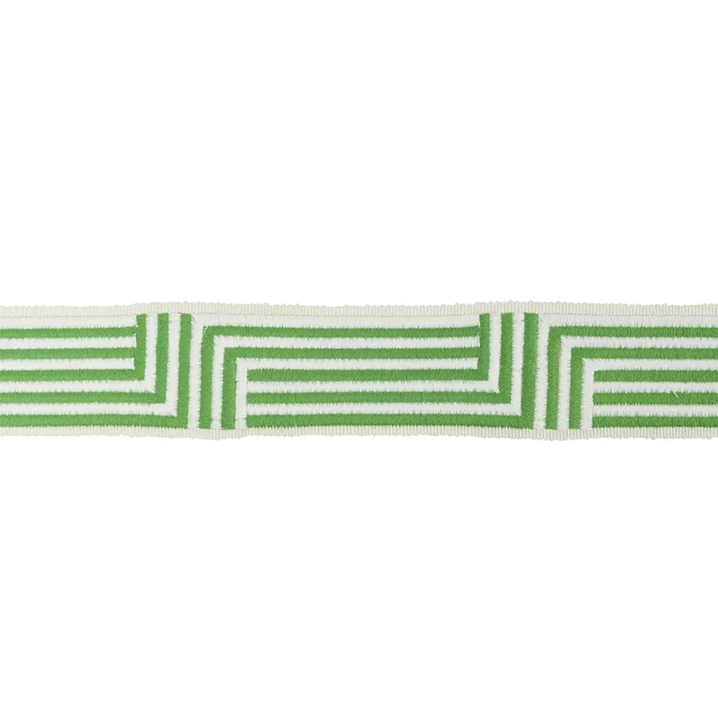 Schumacher Osilas Tape trim in Green (77472)
