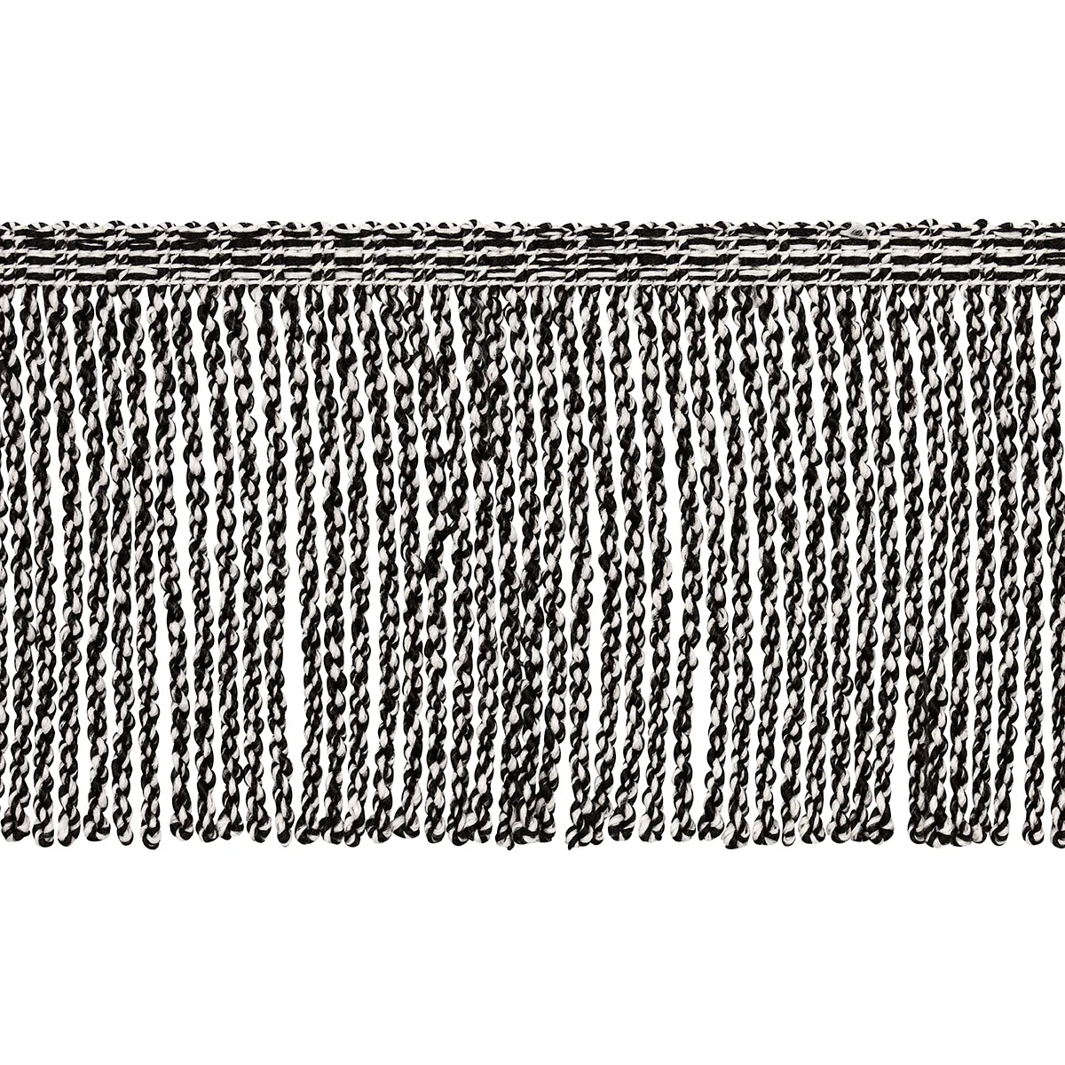 Schumacher Outdoor Boullion Fringe Trim in Black (82833)