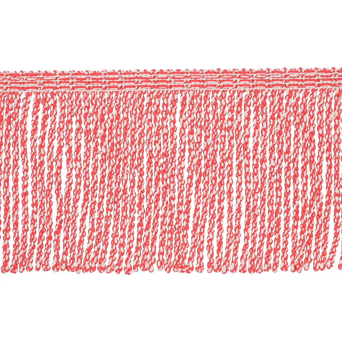 Schumacher Outdoor Boullion Fringe Trim in Coral (82832)
