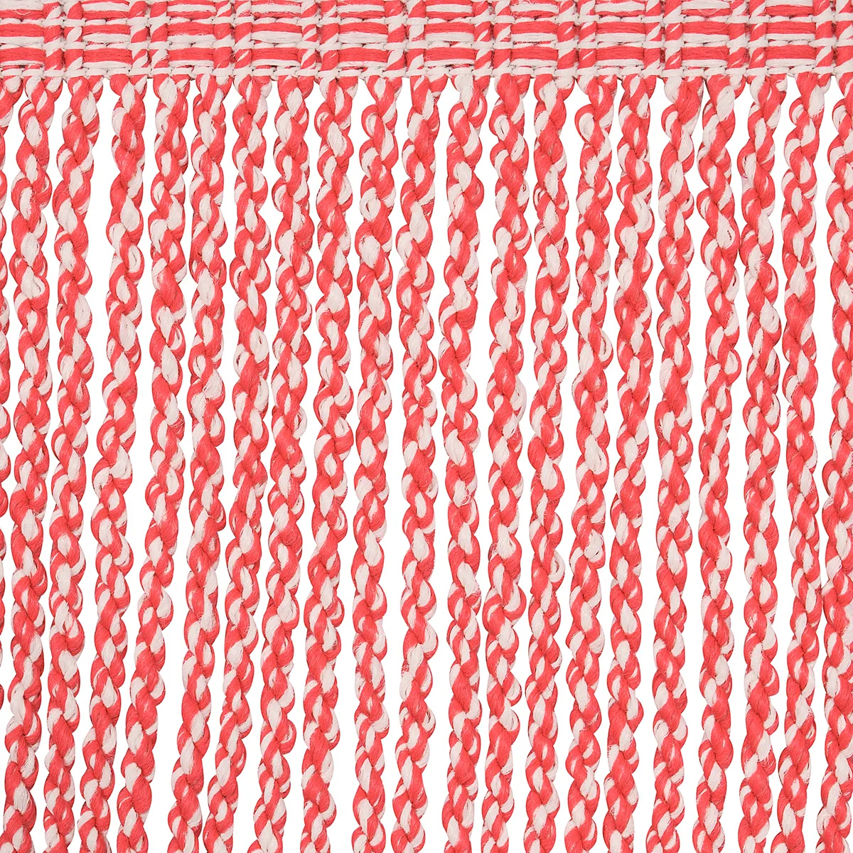 Schumacher Outdoor Boullion Fringe Trim in Coral (82832)