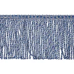 82830 | Outdoor Boullion Fringe Trim - Navy Schumacher Outdoor Boullion Fringe Trim in Navy (82830)