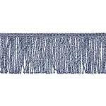 82830 | Outdoor Boullion Fringe Trim - Navy Schumacher Outdoor Boullion Fringe Trim in Navy (82830)