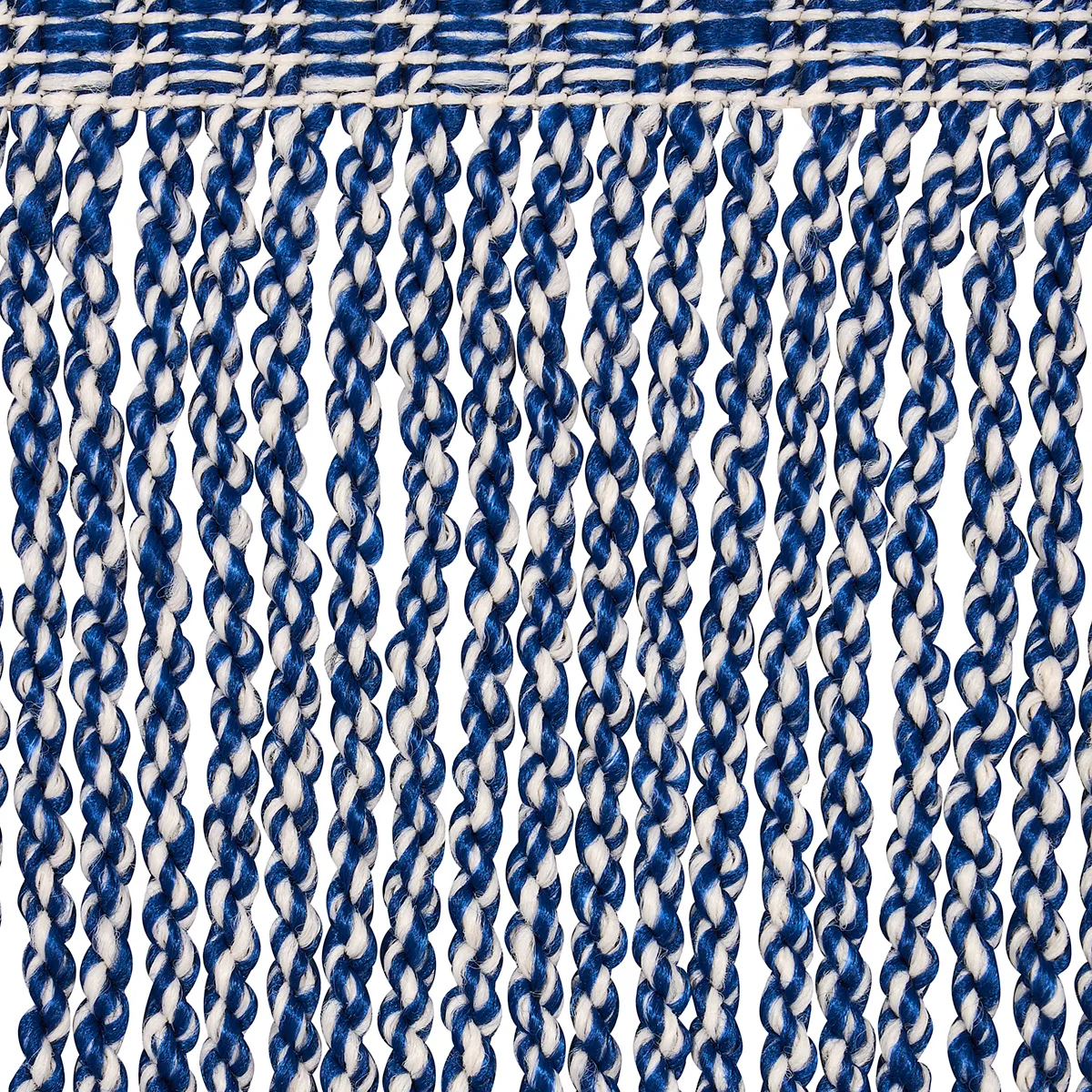 82830 | Outdoor Boullion Fringe Trim - Navy Schumacher Outdoor Boullion Fringe Trim in Navy (82830)