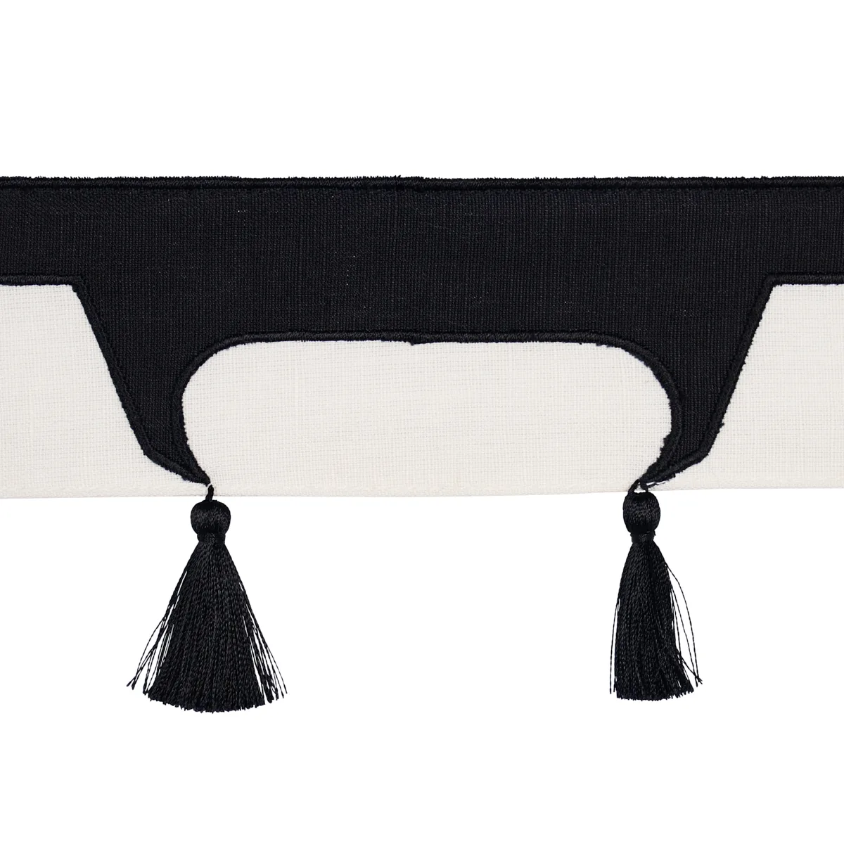 Schumacher Pagoda Trim in Black (81761)